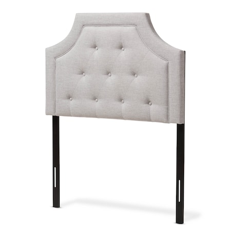 Baxton Studio Mars Modern Greyish Beige Twin Size Headboard 134-7256